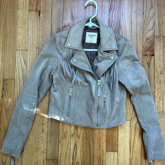 Abercrombie & Fitch Suede Fringe Jacket - Picture 1 of 9